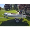 Image 2 : 9' Brig F300 Rubber Boat w/ 6,000 RPM Motor on Barely Used LoadRite Trailer & More