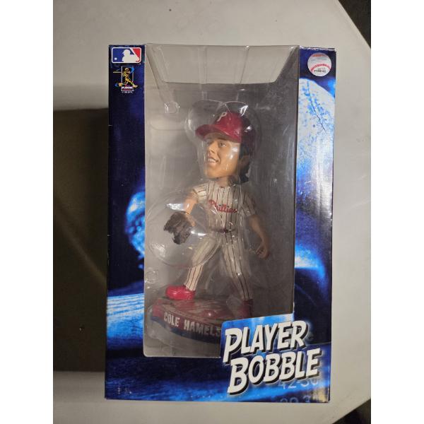 Vintage Unopened Cole Hamels Phillies Bobble Head In Excellent Condition! 