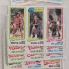 Image 7 : Vintage 1980-81 Topps Basketball Unseparated Three-Panel Trading Cards Collection