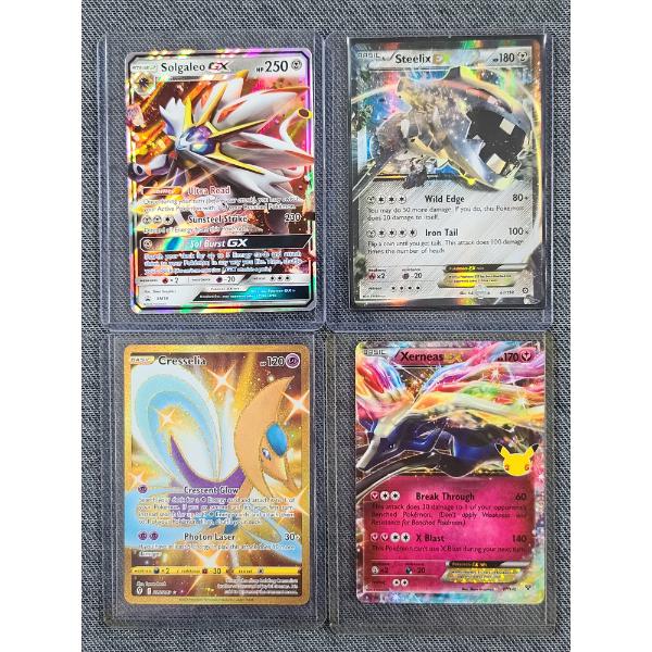 Lot of Four Assorted Pokemon Trading Cards - All Holo Rare & Appear to be in NM Condition! 