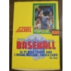 Image 1 : Score 1990 Major League Baseball Player Cards and Magic Motion Trivia Card Wax Box