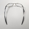 Image 5 : Rarer! Vintage Oakley Big Sq Wire Titanium Eyeglasses Clear Lenses Chrome 05-760 w/ Box, Case, Paper