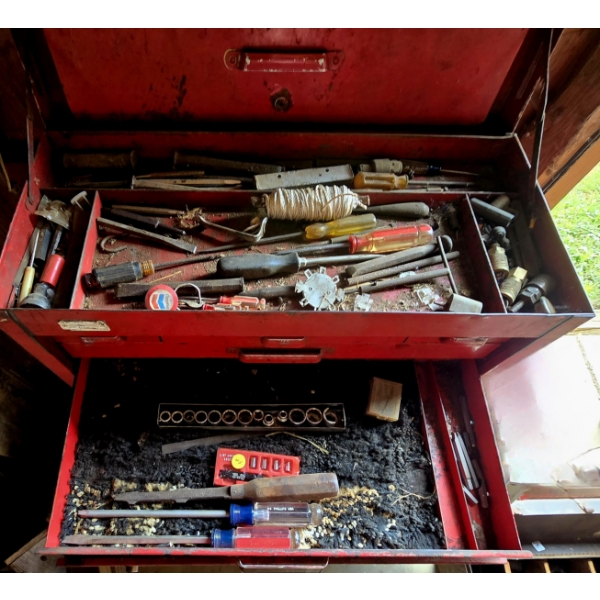 Rolling Tool Box with Contents Included as Shown