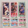 Image 6 : Vintage 1980-81 Topps Basketball Unseparated Three-Panel Trading Cards Collection