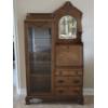 Image 9 : *Pick Up At Mantua Home-No Shipping Available* Lovely Vintage Oak Secretaries Desk 13Dx41Wx6ftH Feat