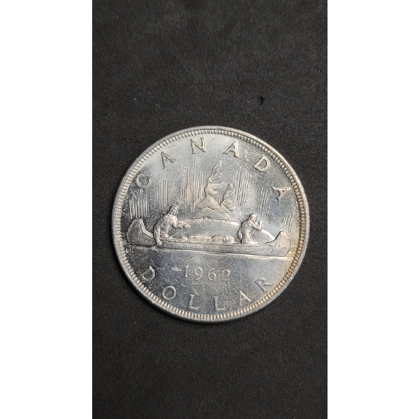 1962 Canadian 80% Silver "Voyageur" Dollar