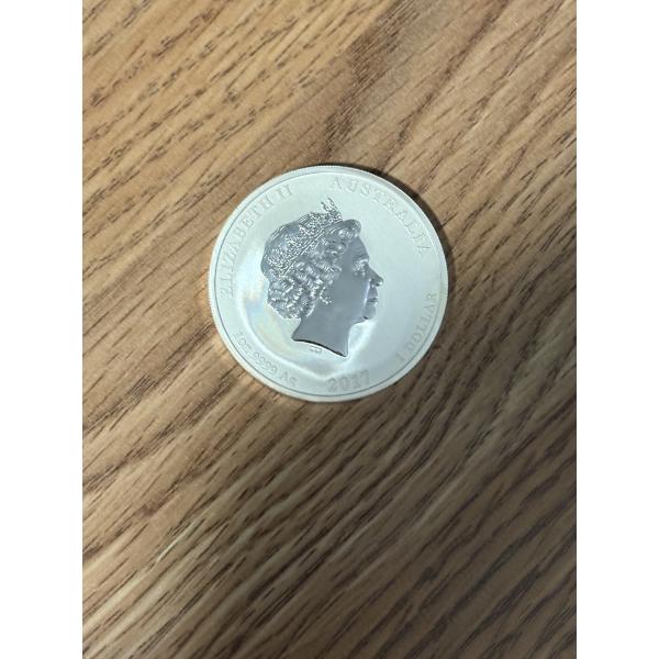 2017 Australian Dragon & Pheonix Coin - 1 Ounce Silver - Queen Elizabeth II - Australia 