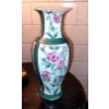 Image 1 : Gorgeous 14" Floral Porcelain Vase In Excellent Condition - See Pics