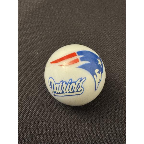 Vintage New England Patriots One Inch Advertising Shooter Marble - Mint Condition
