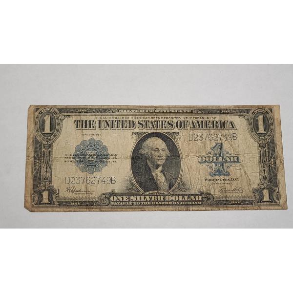 Series 1923 $1 Silver Horse Blanket Note With Speelman And White Signatures - Face Value: $1.00