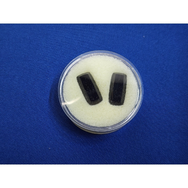 Black Spinel Cushion Pair - 12.70 Carat