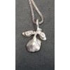 Image 4 : Sterling Silver Necklace & Earrings - Total Weight: 5.8g