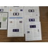Image 14 : U.S. Statehood Quarters Commemorative Set- 13 States, 2 Coins & Stamps Per State D &P Mint