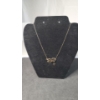 Image 1 : 14K Gold Chain With Gold Tone Pendant - Chain Weight: 1.5g