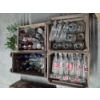 Image 1 : Huge Vintage Glass Bottle Collection In Vintage Wood Crates