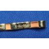 Image 3 : 14K Gold Engraved Tie Clip - Weight: 4.9g