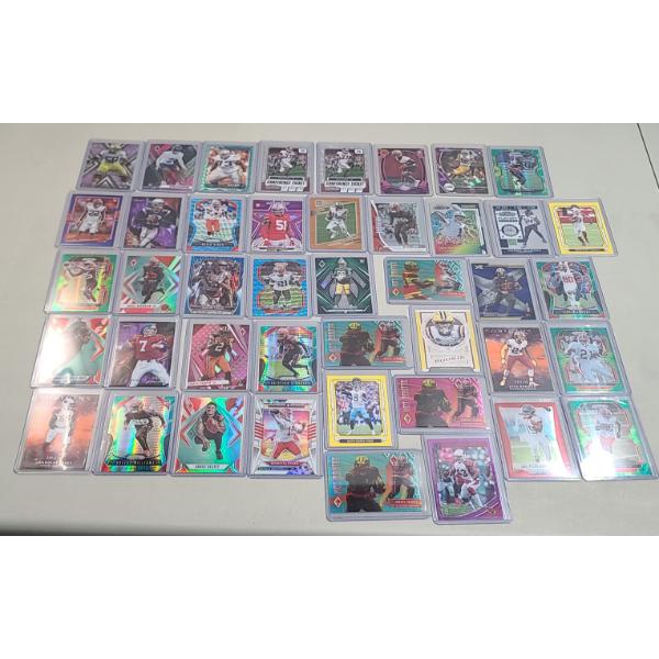 Large Lot Of Assorted Rookie/Numbered Football Trading Cards