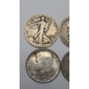 Image 2 : Lot Of Asssorted United States 90% Silver Half Dollars - Walking Lib, Franklin & Kennedy - FV: $2.00