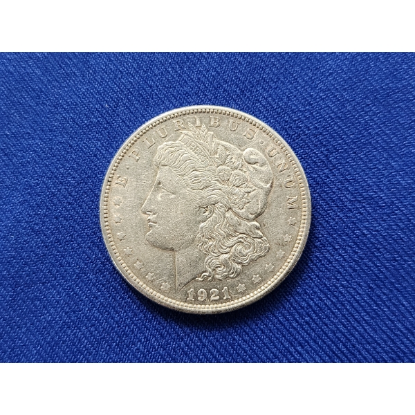 1921-D 90% Silver Morgan Dollar