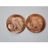 Image 2 : Lot of 2 - American Eagle Design 1 Ounce .999 Fine Copper Rounds