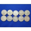 Image 5 : x10 Assorted Years 90% Silver Walking Liberty Half Dollars FV: $5.00