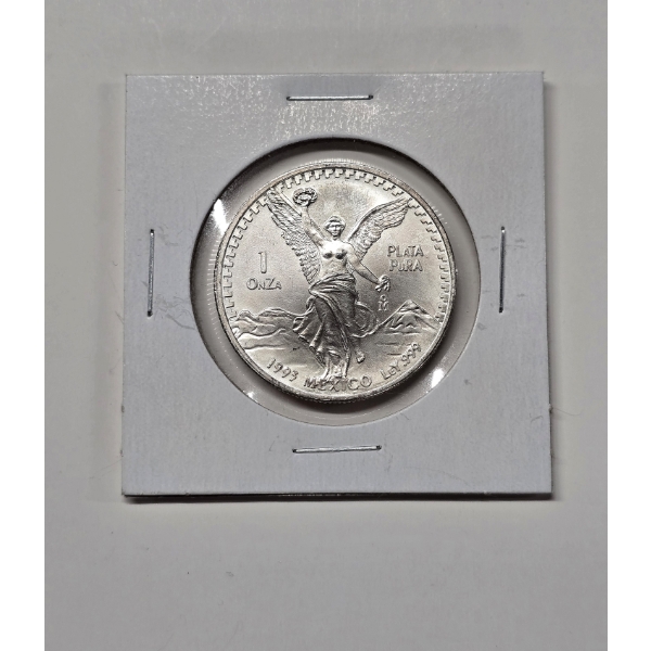 1993 Mexican Libertad 1 oz .999 Silver Coin
