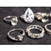 Image 5 : Beautiful Sterling Silver Rings In Various Styles & Stones - Weighing Total of 29.9 Grams