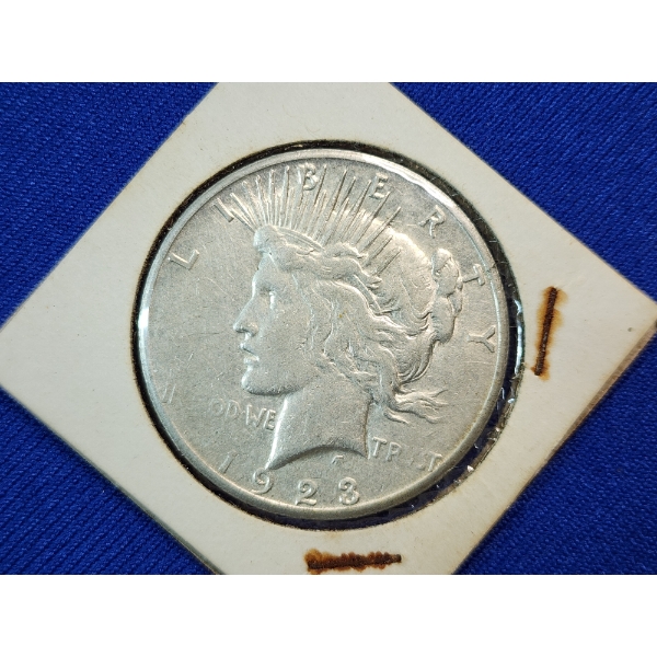1923-S Silver Peace Dollar - 90% Silver U.S. Dollar 