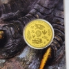 Image 4 : Tyrannosaurus Rex Primal Giants Gold Coin Card - 1/1000 oz .9999 Fine Gold 