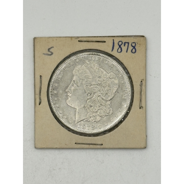 1878-S Morgan Silver Dollar - First Year of Mintage