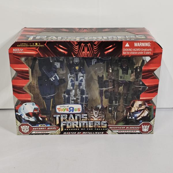 TOYS R US EXCLUSIVE!!! Transformers Autobot Whirl/Decepticon Bludgeon Action Figures