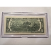 Image 3 : 2003 United States Jefferson IOWA $2.00 Bill In Hard Case Holder - Mint Condition - RARE