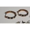 Image 3 : (4) Pairs Of Women's Sterling Silver Earrings - Total Weight: 14.3g