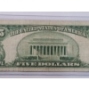 Image 7 : U.S Series 1934 D $5 Silver Certificate With Clark And Snyder Signatures In Protective Sleeve