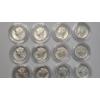 Image 3 : Assorted Years 90% Silver BU Condition Mercury Dimes In Coin Capsules - Face Value: $1.60