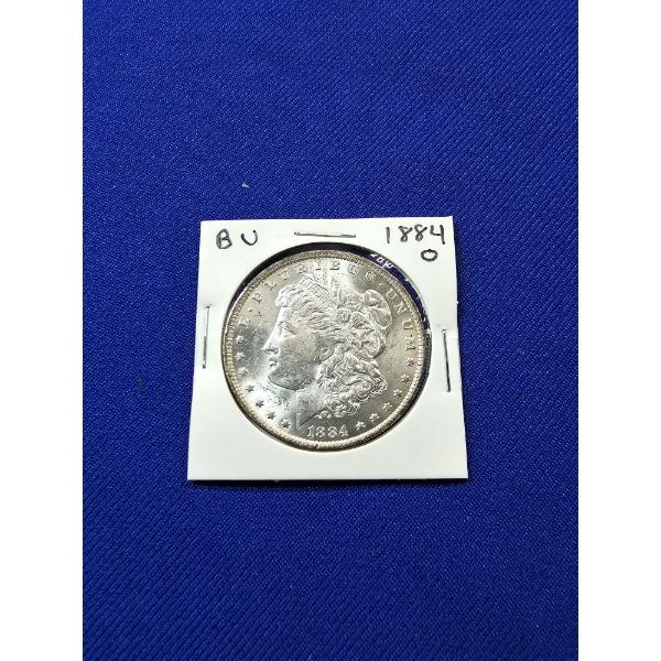 1884- O Morgan Silver Dollar - Brilliant Uncirculated, Gorgeous Coin