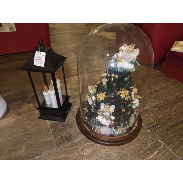 Cookie Jar, Ornaments, Lighted Tree And Lantern, Bell Candy Canes, Wind Up Tree, & More!