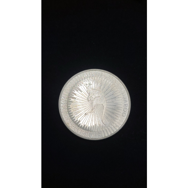 2022 Australian Kangaroo 1 oz .9999 Fine Silver Coin