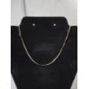 Image 1 : 14K Yellow Gold Herringbone Chain Necklace - Broken - TW: 2.6g