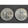 Image 1 : (2) 2014 American Silver Dollars