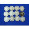 Image 1 : x12 Assorted Years 90% Silver Barber Dimes FV: $1.20