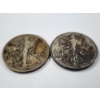 Image 2 : Two 90% Silver Walking Liberty Half Dollars - Face Value $1.00 