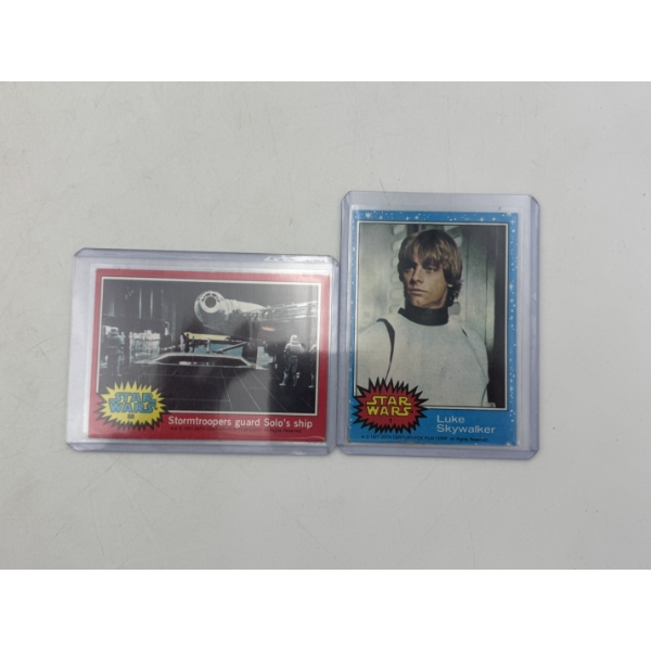 Lot of (2) Star Wars Trading Cards
