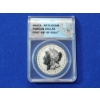 Image 1 : Beautiful 2022 Fiji Morgan 1 Ounce Silver Dollar First Day of Issue Reverse Proof 70 DCAM by ANACS