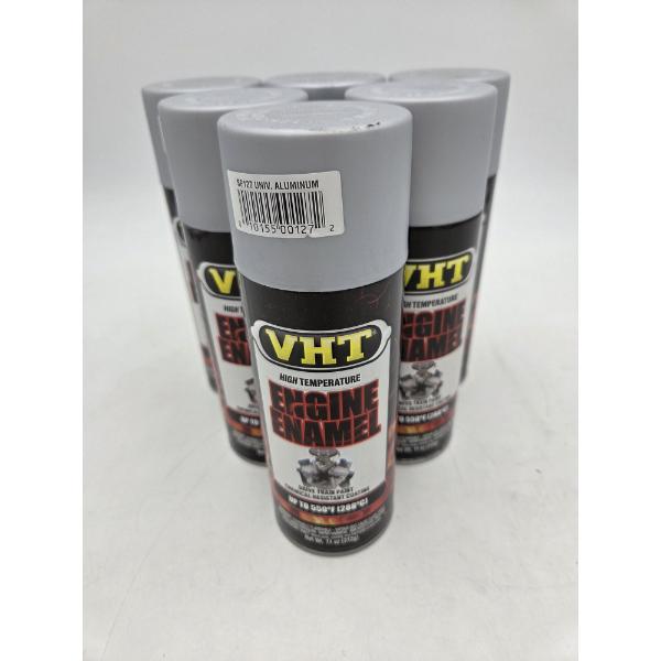 Six Brand New 11oz Cans Of VHT High Temp Spray Paint In Aluminum