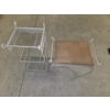 Image 2 :  *Pick Up At Mantua Home-No Shipping* Matching Gorgeous Wrought Iron Stand & Padded Bench Set