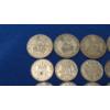 Image 2 : (4) British One Shilling 50% Silver Coins & (8) British Sixpence 50% Silver Coins With Asst Years