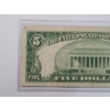 Image 6 : U.S Series 1934 D $5 Silver Certificate With Clark And Snyder Signatures In Protective Sleeve