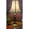 Image 2 : Louisville Home Pickup - Nice Pair (Set Of 2) 28" Tall Brushed Nickel TabLe Lamps As Shown  See Pics