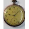 Image 10 : Vintage Zentra Mechanical .800 Silver Pocket Watch With Erreff Pocketwatch Case - Ticks